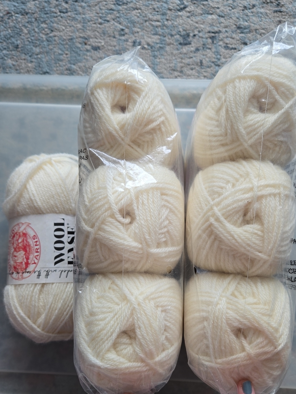 Acrylic/Wool Blend Yarn Bundle